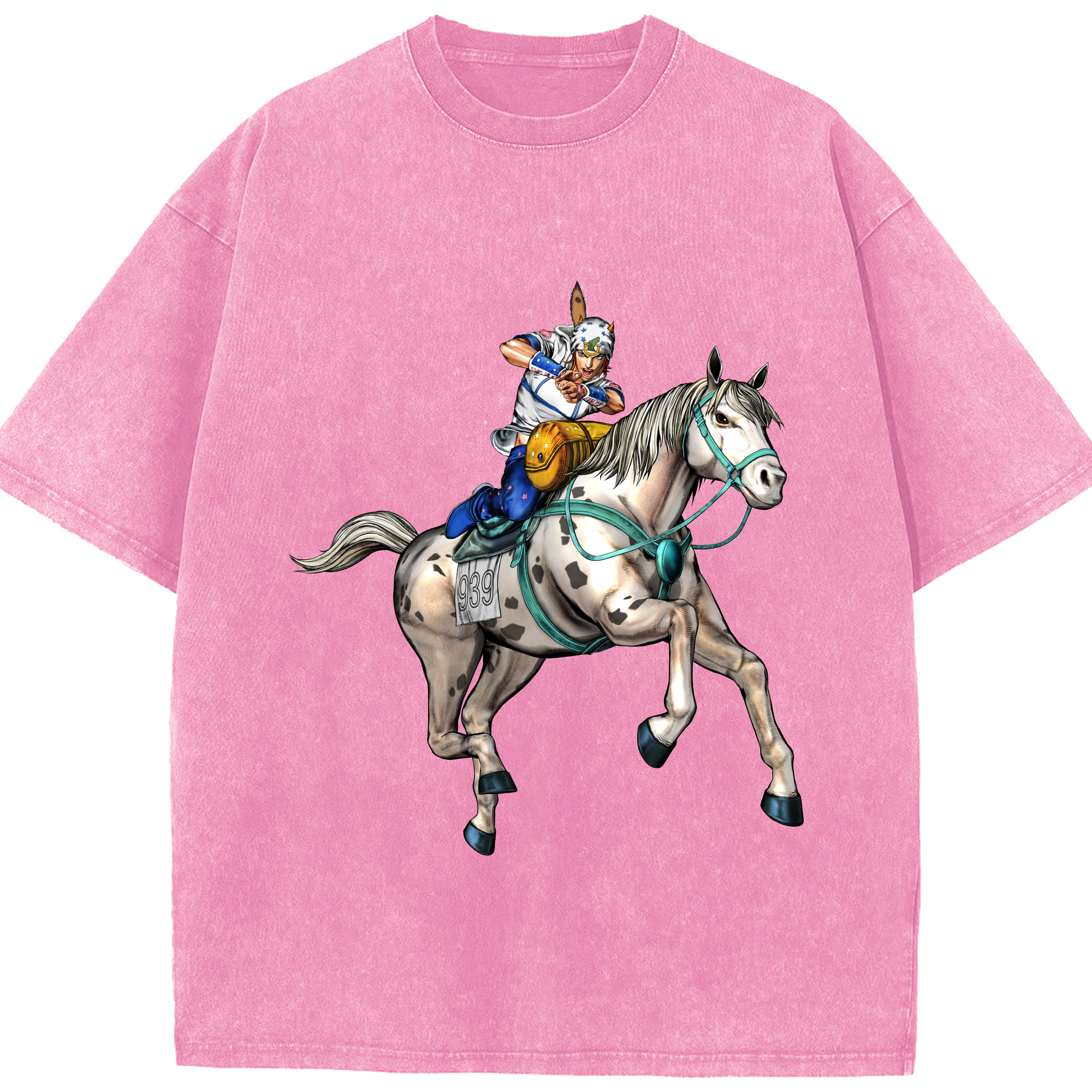 （画像用） ジョジョの奇妙な冒険 ジョナサン?ジョースター JoJo's Bizarre Adventure Jonathan Joestar 綿100% ヴィンテージ風 半袖Tシャツ（フロントプリント）